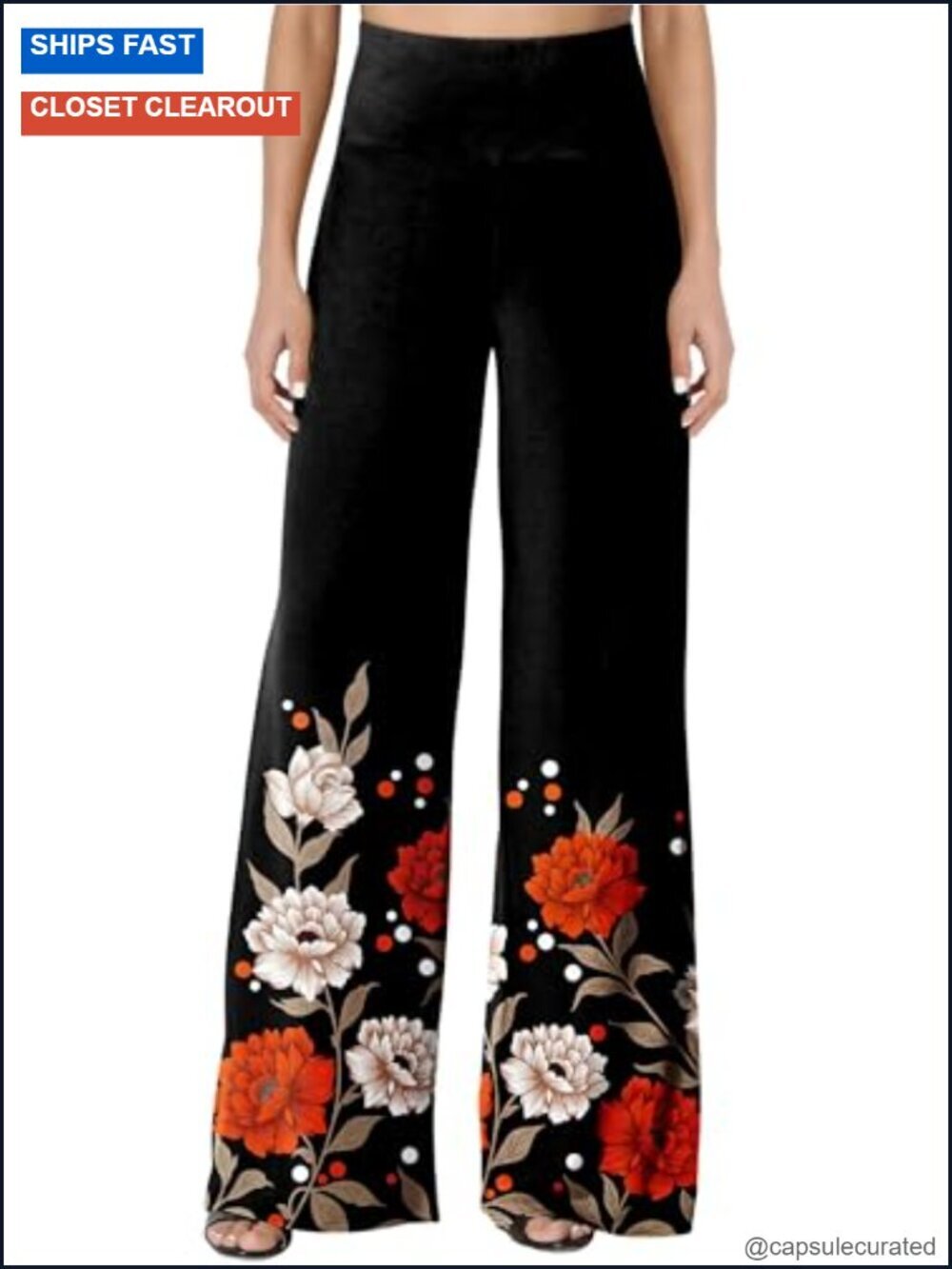 Wide Leg Palazzo Lounge Pants High Waist Stretchy Casual Pants S-3XL